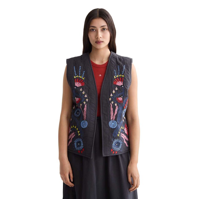 Scotch & Soda Embroidered Gilet image number 0